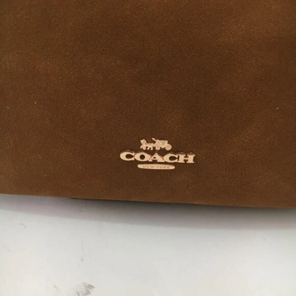 Coach Tan Leather Shoulder Bag - Picture 7 of 8